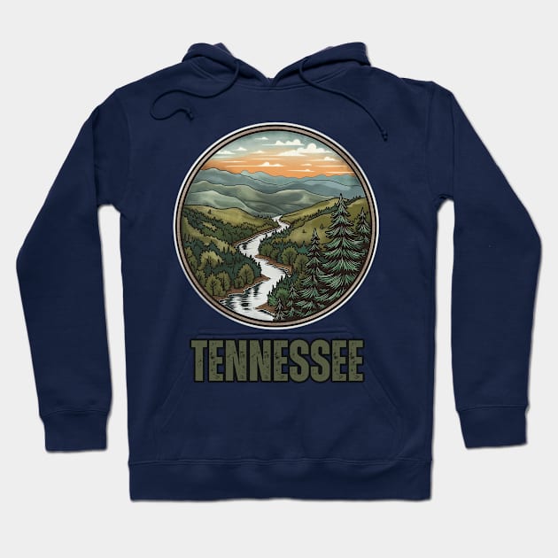 Tennessee State USA Hoodie by Mary_Momerwids